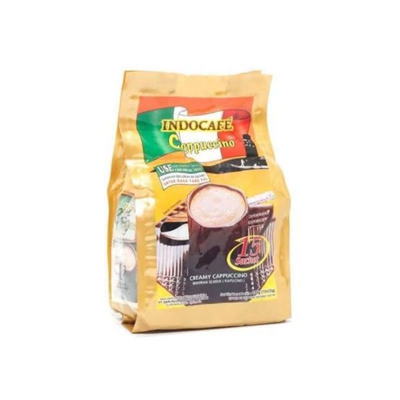 

Indocafe Cappuccino isi 15 sachet