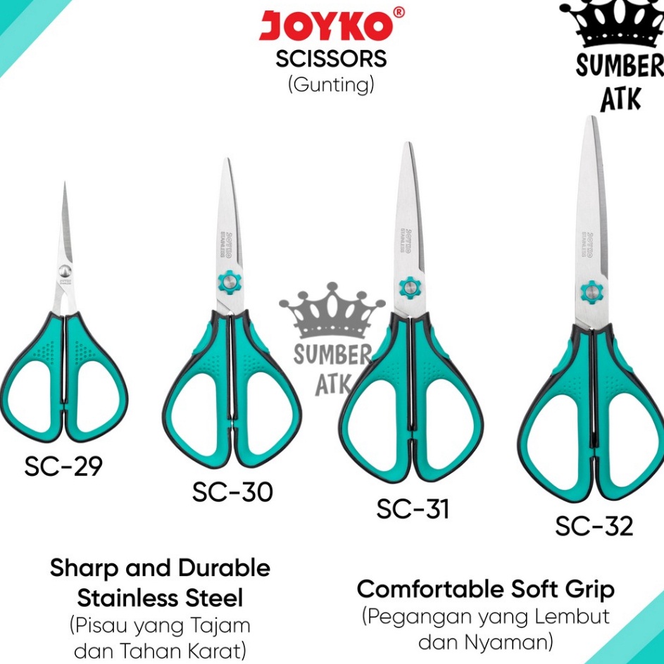 

Garansi Murah Gunting Scissors Joyko SC29 SC3 SC31 SC32