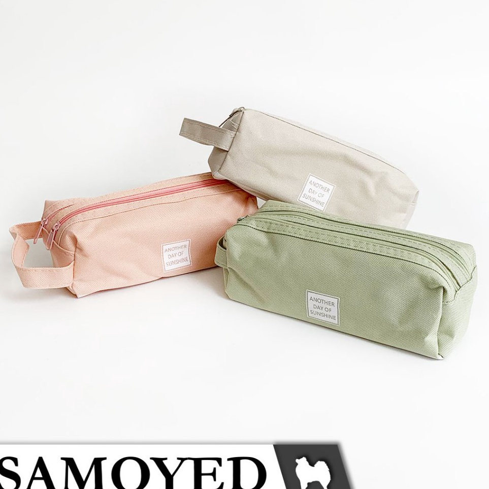 

Penjualan Pilihan Tempat Kotak Pensil Alat Tulis Kosmetik Dompet Kain Kanvas Stationery Pencil Pen Cosmetic Travel Case Box Pouch Canvas Samoyed PCMI1