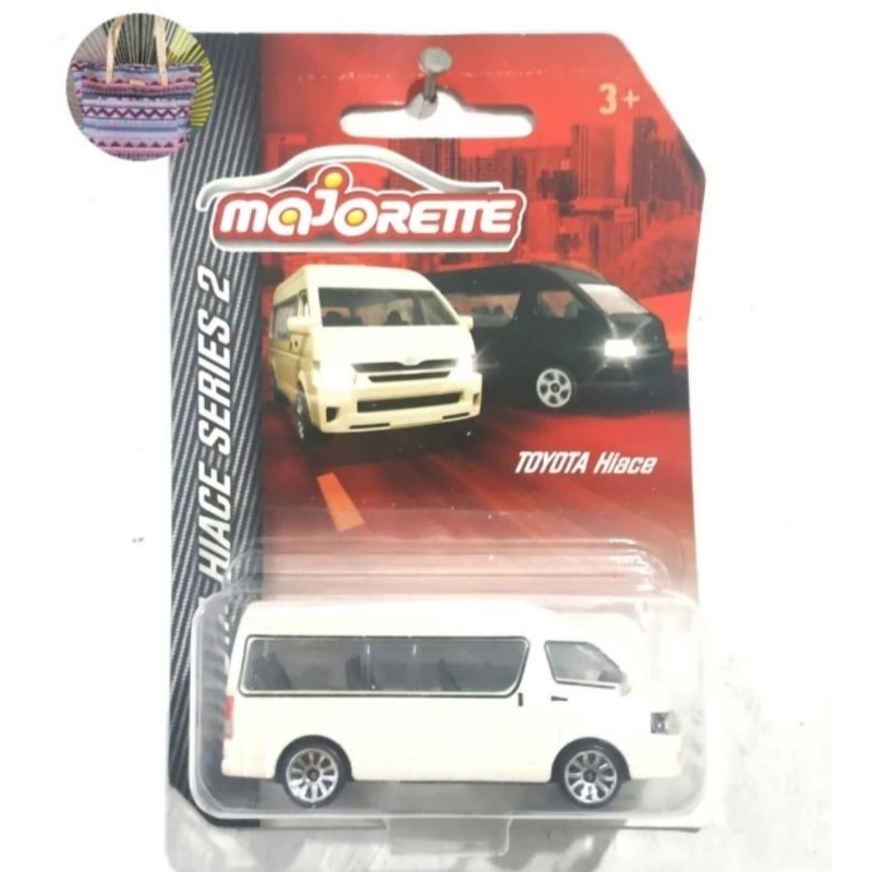 Majorette Toyota Hiace White Putih