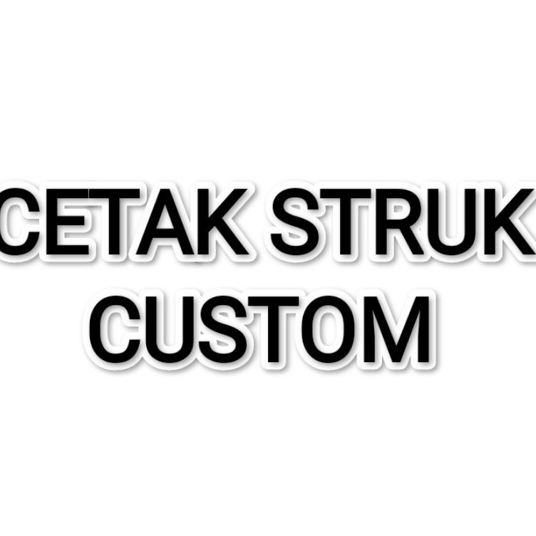

Kualitas Tinggi CETAK STRUK CUSTOM