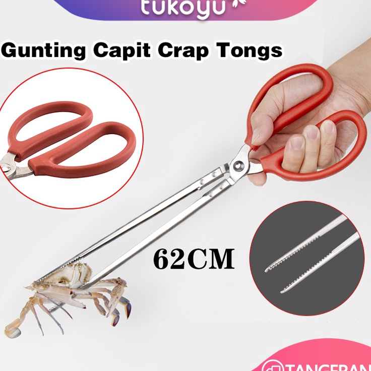 

Pasti Sampai 62cm Klip Gunting CapitGunting Capit Pengambil KepitingGunting Capit Crap Tongs Untuk Kepiting Belut Gurita