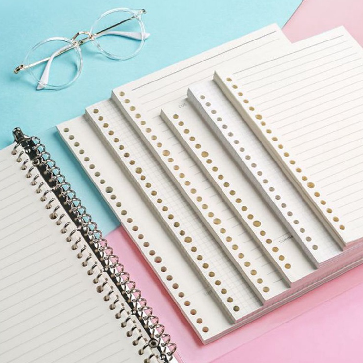 

Ready Banyak Loose Leaf B5 paper Loose leaf A4 kertas binderBinder Isi kertas file A5BrownpaperBookpaperHvs dotgrid 3 lbr