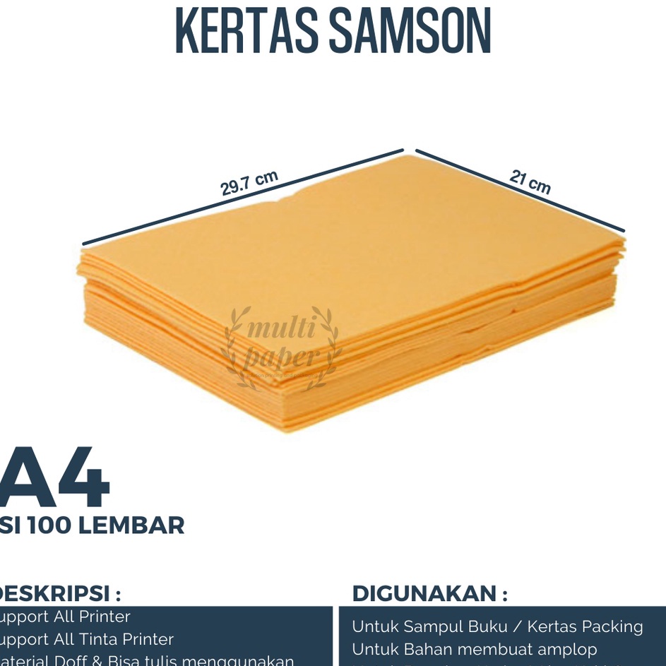 

Top Rating Kertas Samson A4 isi 1 lembar Kertas Samson Cokelat A4 Kertas Samson Coklat A4