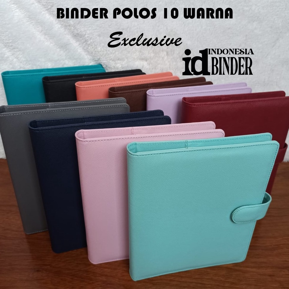 

KODE W8T5 BINDER POLOS EXCLUSIVE 12 WARNA PILIHAN A5 DAN B5