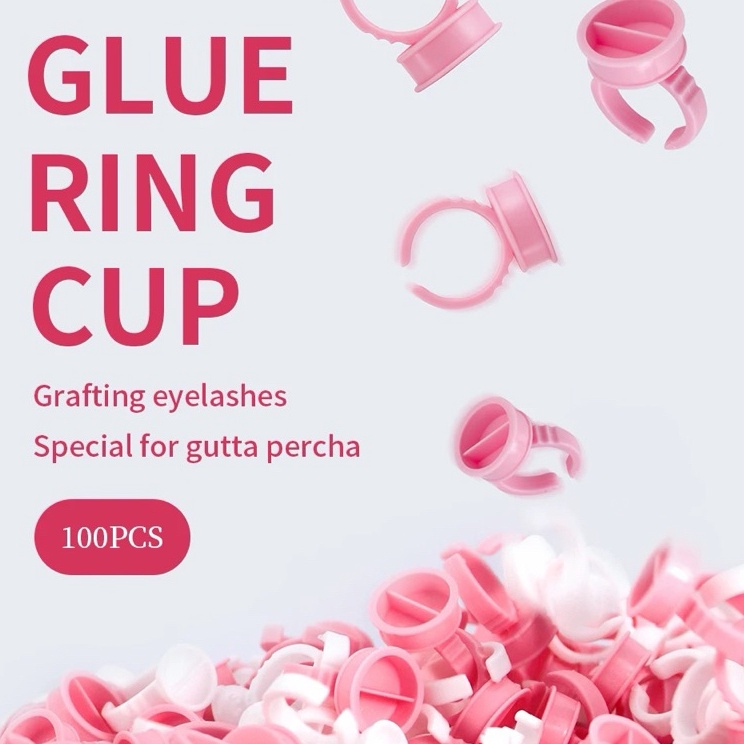 

Promo Terunik 1Pack Ring Glue For Eyelash ExtansionTinta Sulam Wadah Lem atau Tinta Cap