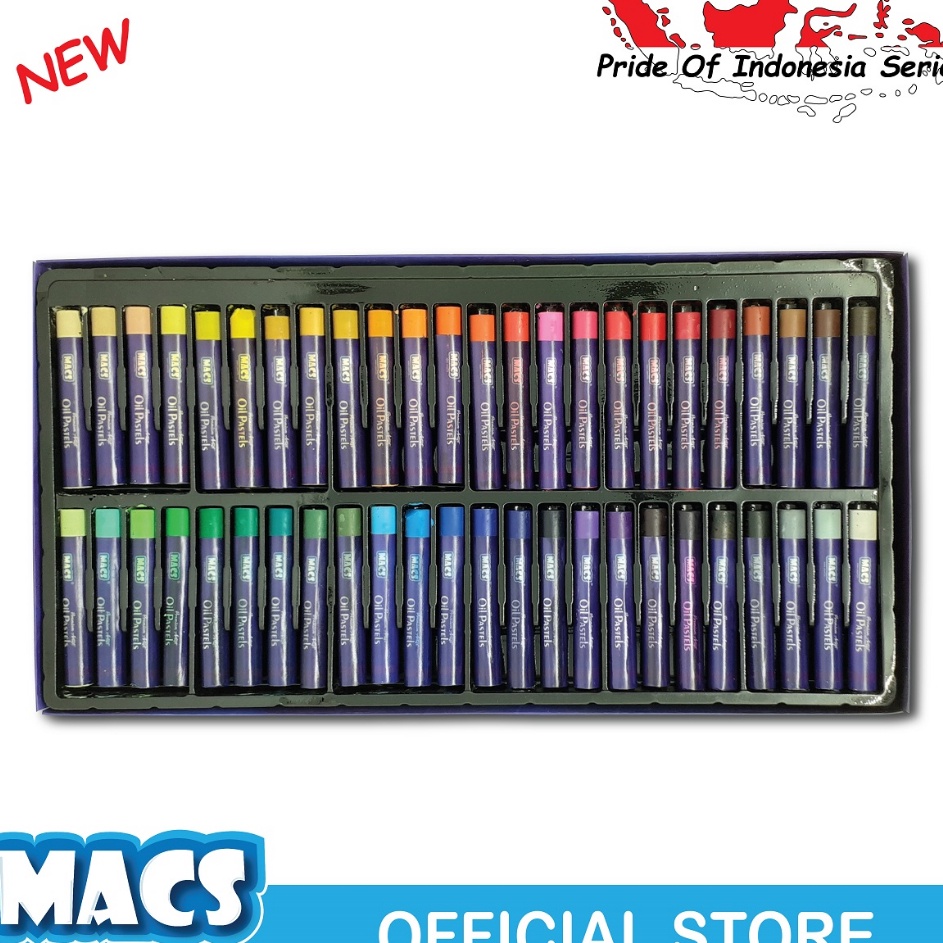 

Hadir Surprise MACS Artist Premium Crayon Oil Pastel 48 Color