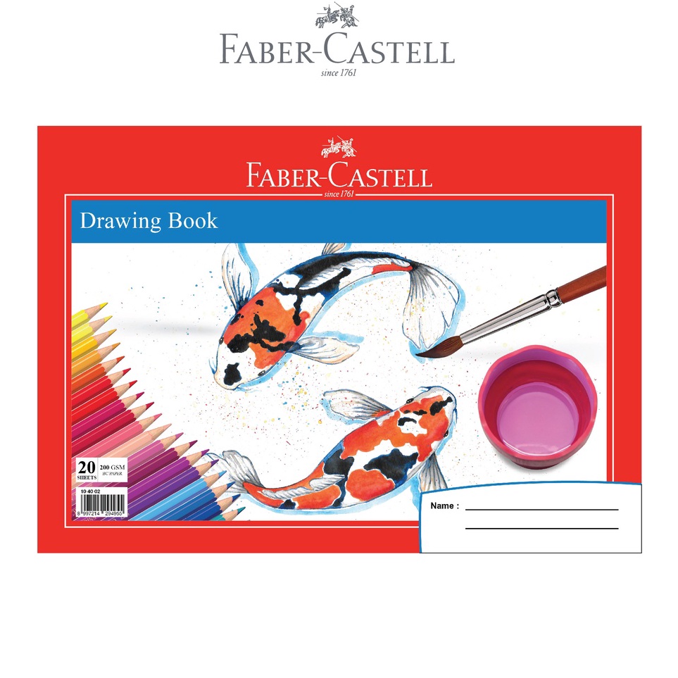 

Promo Hari Ini FaberCastell Drawing Book buku gambar A4