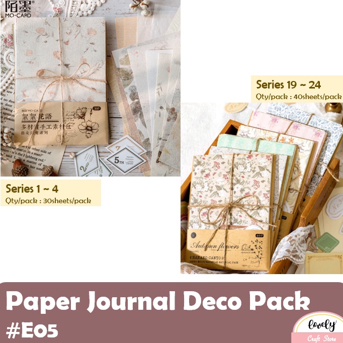 

Harga Terjamin LovelyCraftStore E5 Paper Pack Deco Pack Journalling Kit DIY Bujo Art Deco Pack Sticker Scrapbooking Diary Kit