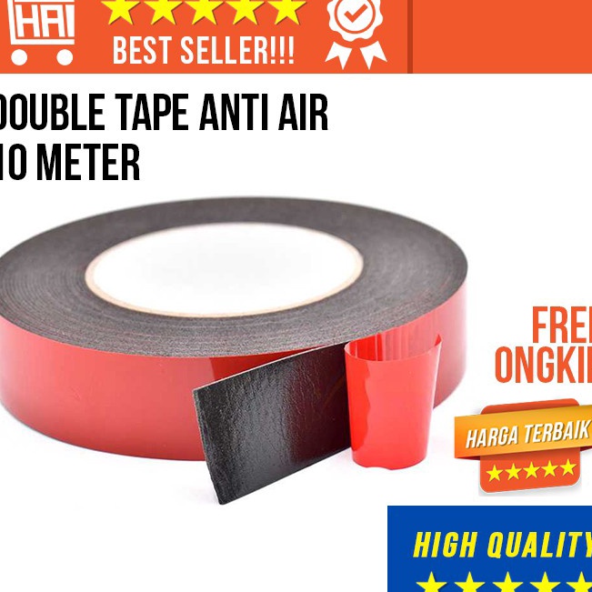 

Get Quality DOBELTIP WATERPROOF 1METER 3M DOUBEL TIPE KAYU BESI PLASTIK LENGKET DOUBLE TAPE DOBEL TIP PEREKAT