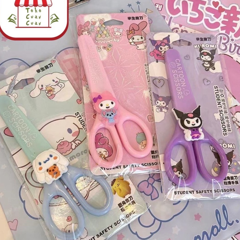 

Lagi Ramai TCC Gunting Sanrio dengan penutup pelindung ATK Anak Sekolah Prakarya Dekorasi