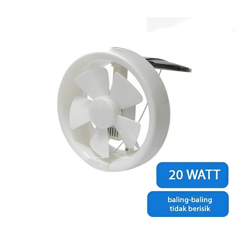 (Toko Kendel) Kipas Bulat Dinding 6Inches/ Exhaust Fan Tembok 6 INCH/Hexos Ceiling 6 Inch Kipas Exha