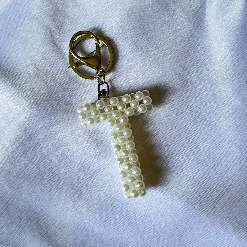 Gantungan Kunci / Gantungan Kunci Huruf / Gantungan Kunci Alphabet / Gantungan Kunci Manik-manik / G