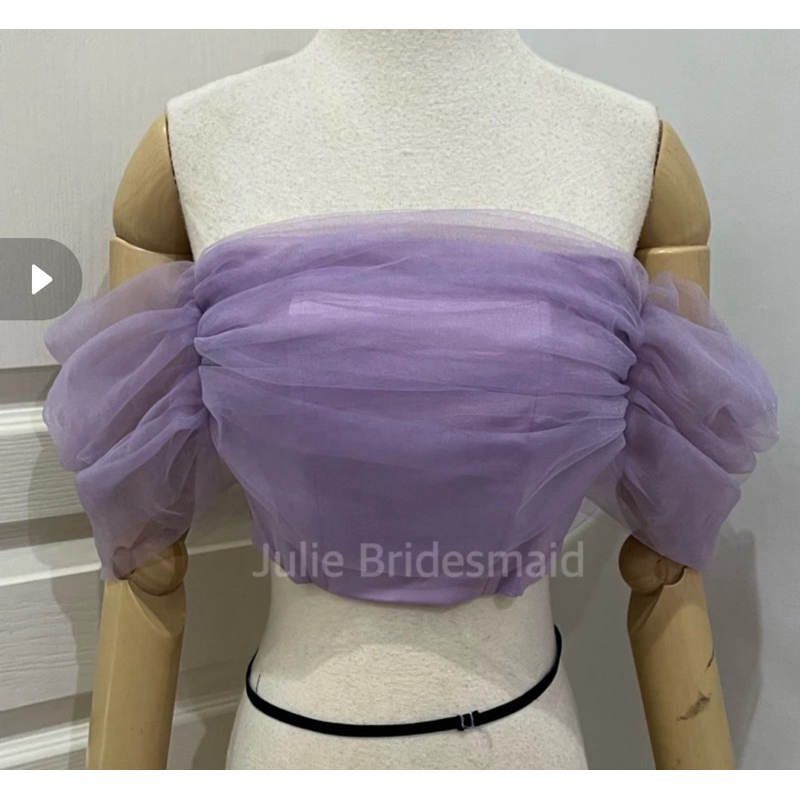 READY LEILA (atasan only) by Julie Bridesmaid top party LILAC