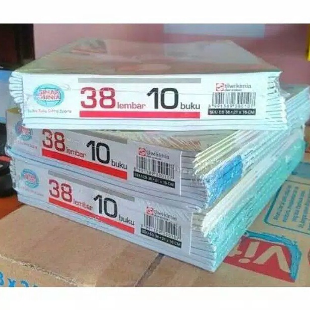 

KODE O52C Buku Tulis Sinar Dunia isi 38 lembar Pack isi 1 Buku Tulis sidu