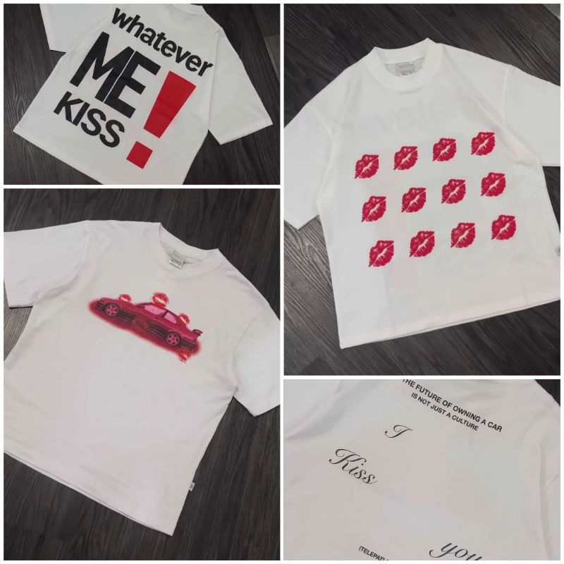 T-shirt Boxy Telepati.che Whtevr Kisses // Car Kisses