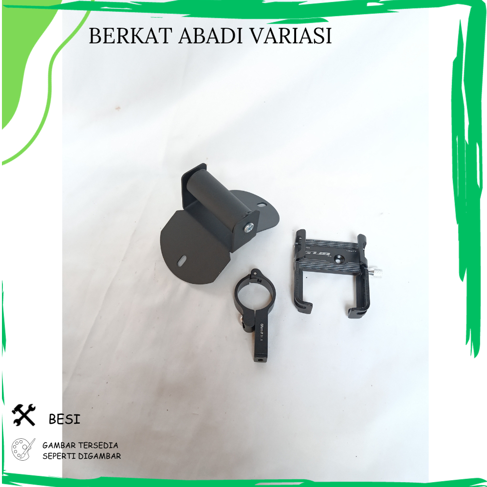 PAKET HOLDER HP BREKET BRACKET GPS HOLDER HP MOTOR YAMAHA NMAX NEW COVER STANG MOTOR NMAX BARU HOLDE