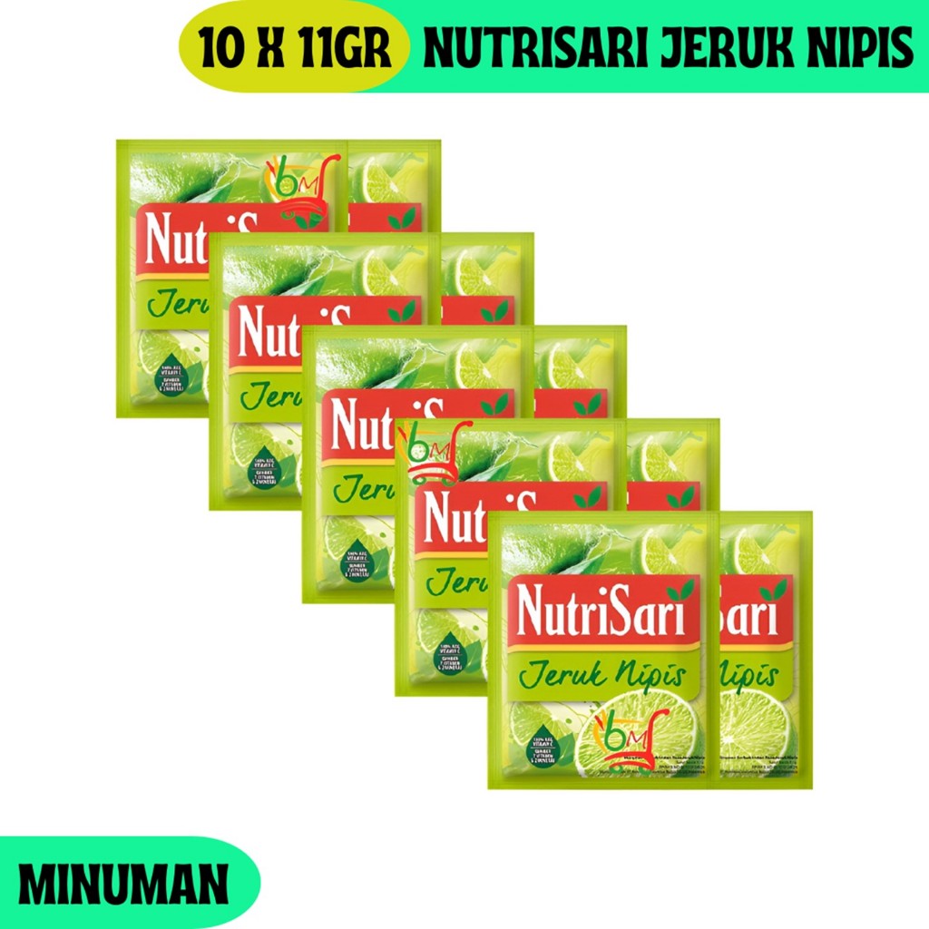 

NutriSari Jeruk Nipis Minuman Serbuk Rasa Jeruk Nipis Segar Nikmat