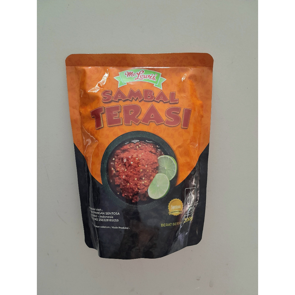

MCLEWIS sambal terasi pouch 200gr