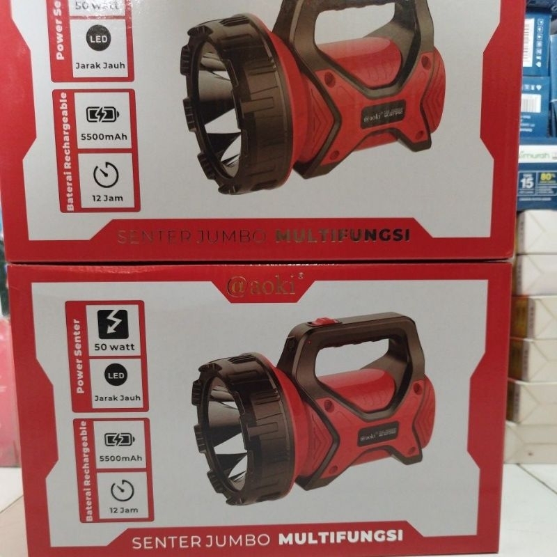 SENTER JUMBO 50WATT @AOKI SUPER TERANG