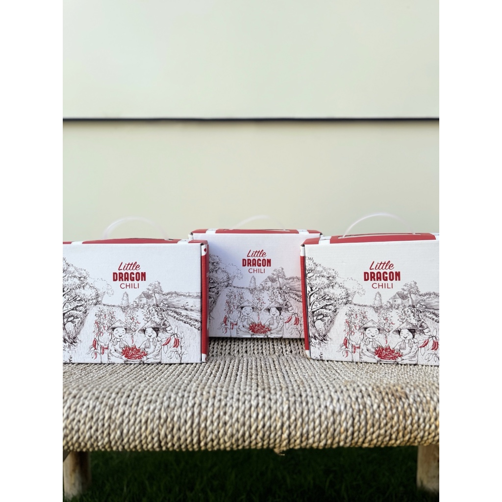 

GIft Bag Sambal Little Dragion Chili isi 2 botol & 2 box