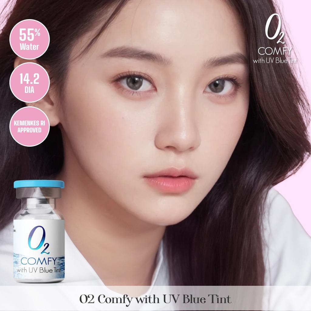 Softlens Clear Bening Transparan O2 COMFY by OMEGA