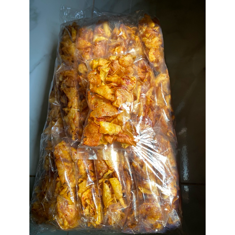 

paket usaha keripik ubi pedas manis/keripik ubi pedas manis