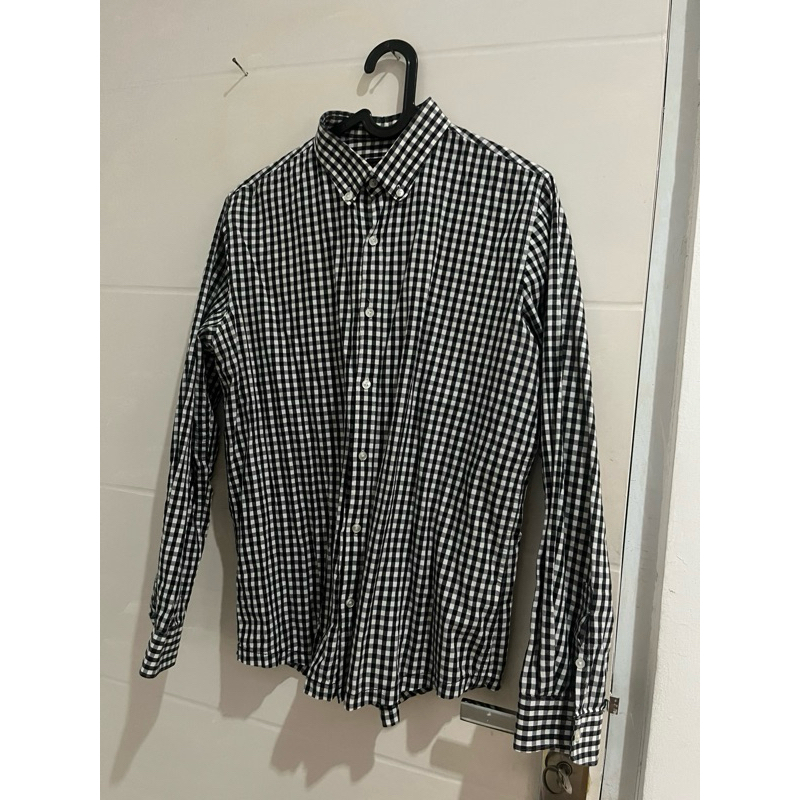 kemeja lengan panjang slim fitt merk jobb (preloved)