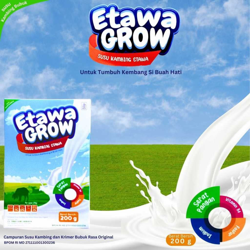 

Susu Kambing Etawa Bubuk Etawa Grow Original Promo Jual Murah