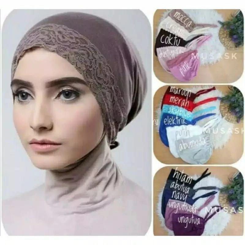 CIPUT RENDA KAOS TALI/INNER KAOS RENDA/DALAMAN KERUDUNG/CIPUT RENDA