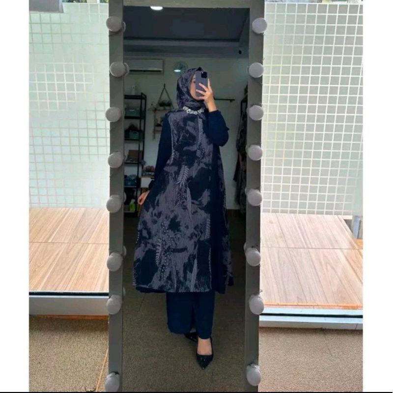 KHADIJAH SET TUNIK HIJAB 3 IN 1 SET TUNIK HIJAB