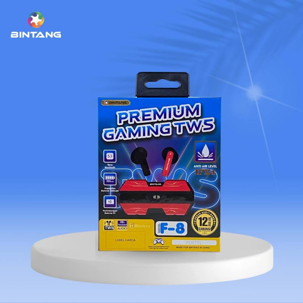 TWS BINTANG GAMING F-8