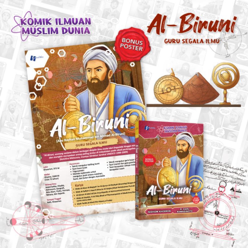 READY Komik Al Biruni : Guru Segala Ilmu Bonus Poster