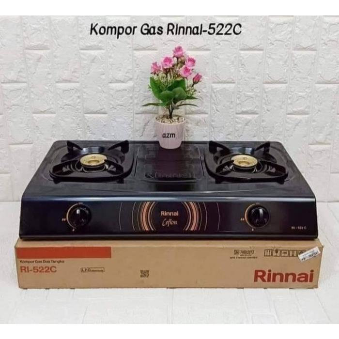 Kompor Gas 2 Tungku RINNAI RI-712BGX//RI-712A//RI-522C//RI-522E//PG-269
