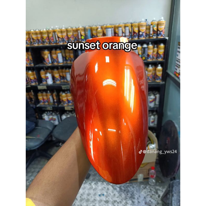 CAT Sunset Orange CAT ORANGE Metallic 200ml