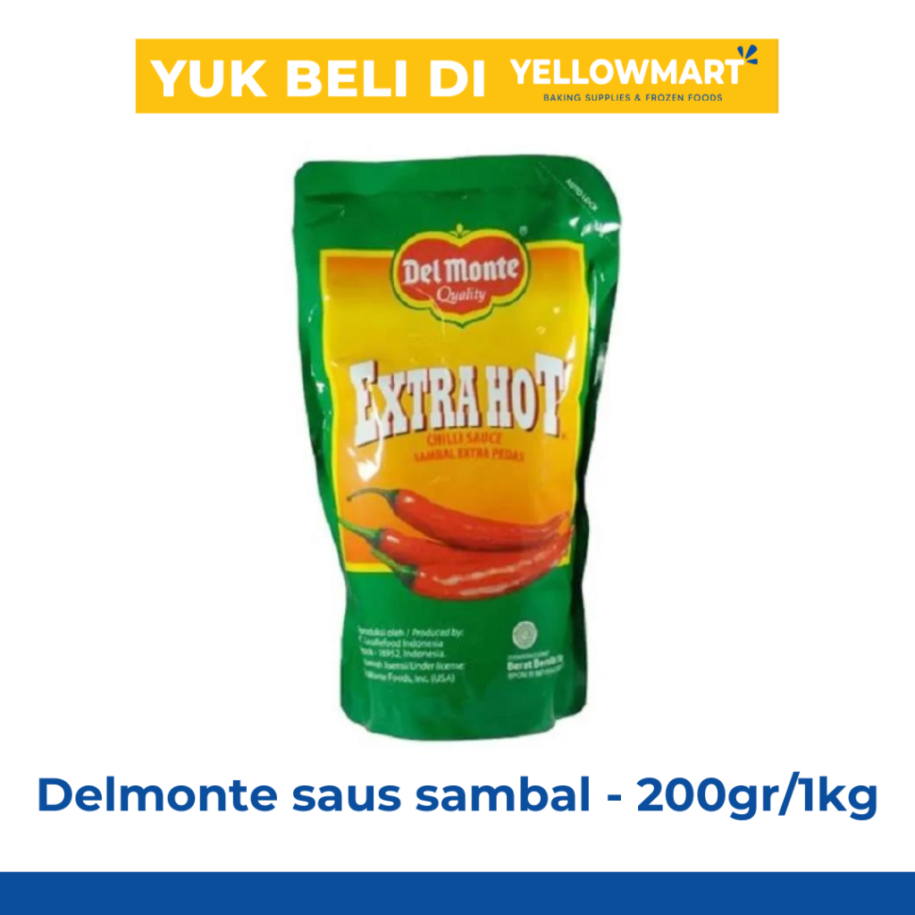 Delmonte Saus Sambal Extra Hot - 200gr/1kg