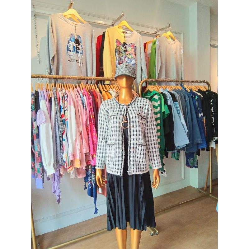 CARDIGAN PUTIH RAJUT MEWAH IMP0RT TEBAL HALUS