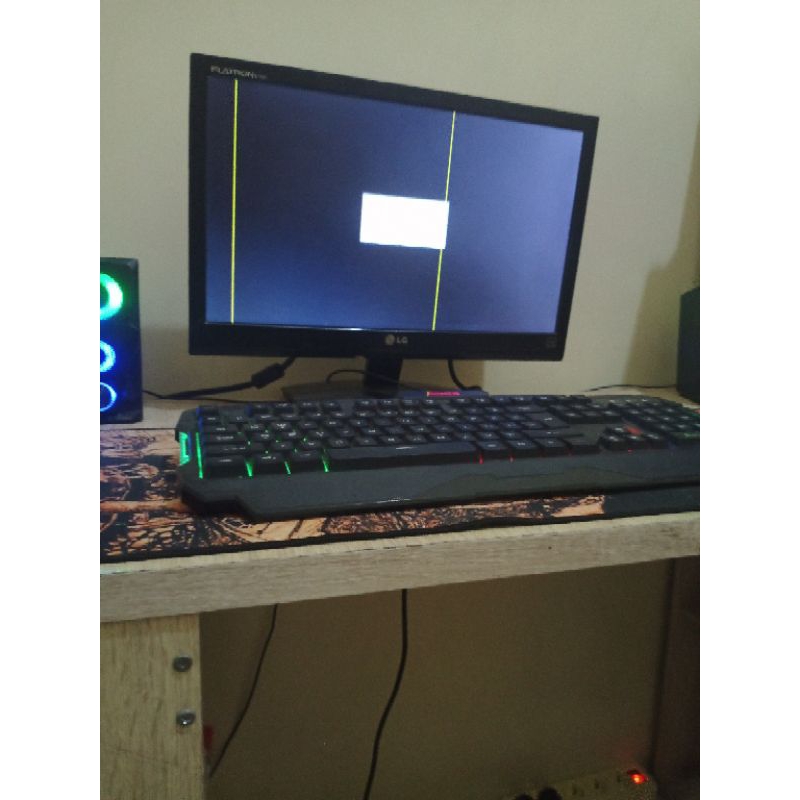 Monitor LCD 14 Inch Plus Keyboard Gamer Monitor komputer 14 Inch
