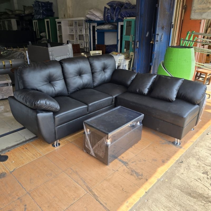 (Free Ongkir) Sofa Set Premium L Putus Bahan Oscar