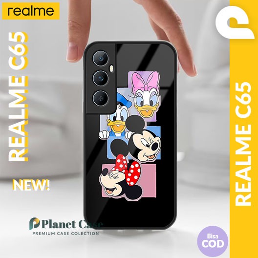 Case Realme C65 New Casing pelindung Body dan Kamera Softcase Karakter Realme C65 New 2024 Silikon P