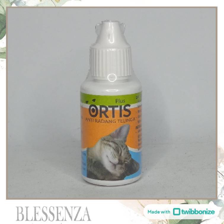 ORTIS CAT 30ML - OBAT TETES TELINGA KUCING KITTEN ANTIBIOTIK TELINGA SAKIT BERNANAH KUCING