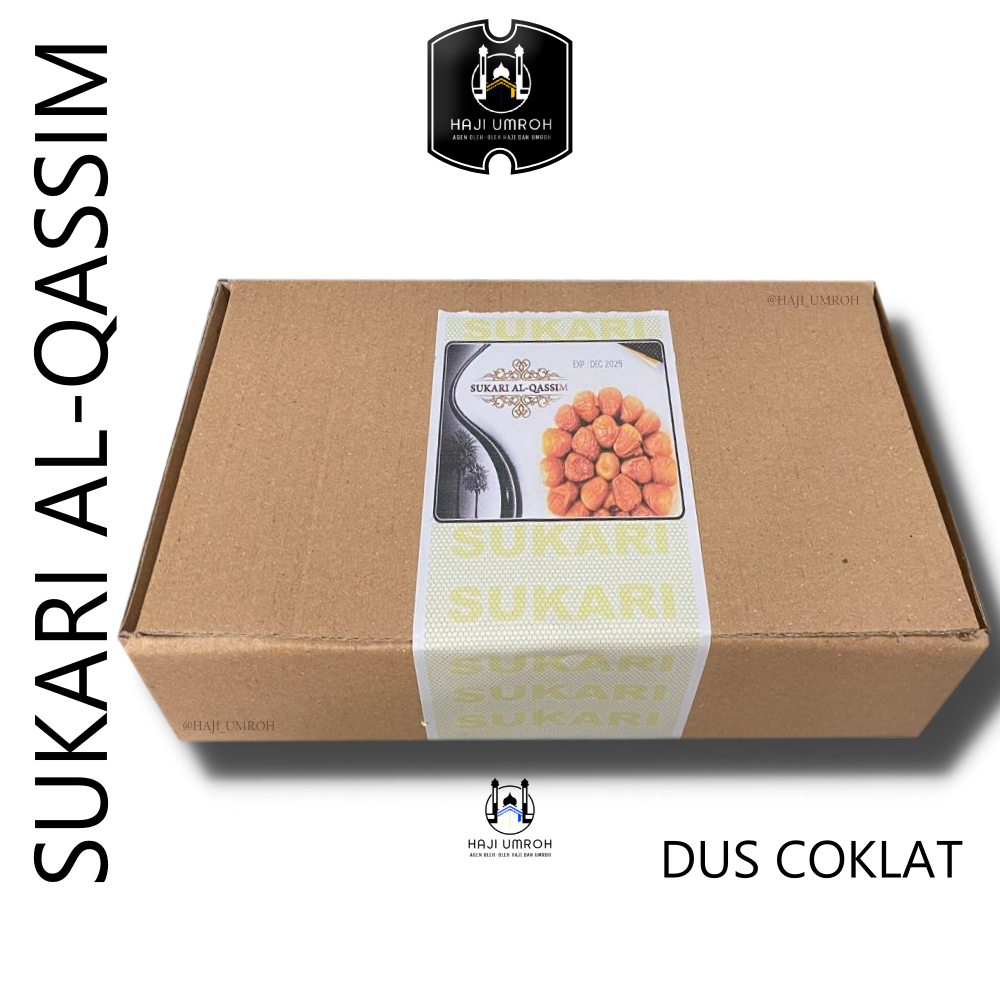 

Kurma Raja Sukari [1KG]/Kurma sukari al-qassim [KEMASAN DUS COKLAT]