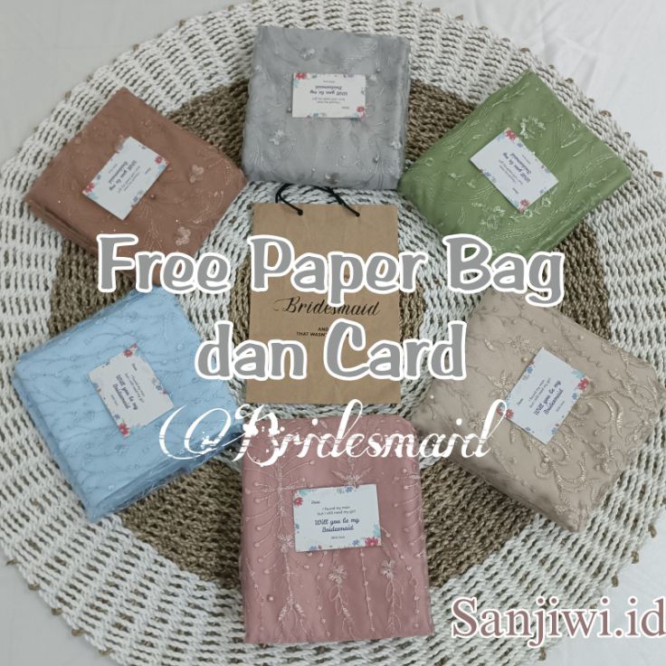 DISKON Kain Paket Bridesmaid  Paket Seragaman Bridesmaid  Baju nikah  Seragaman Keluarga