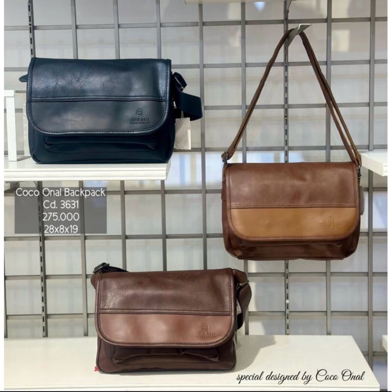 TAS SLEMPANG KULIT COCO ONAL UNISEX 3631
