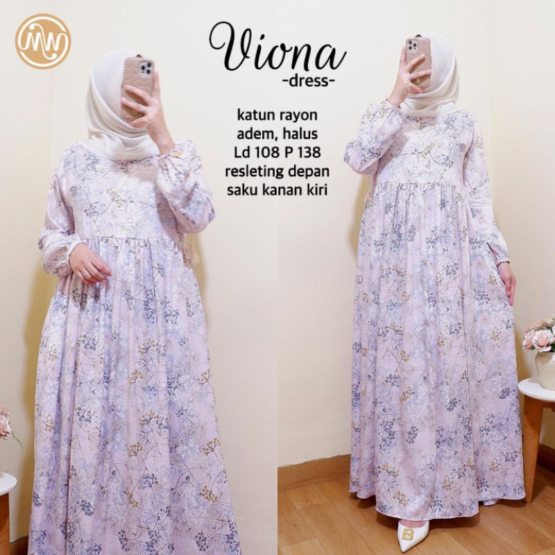 VIONA DRESS BY MBA WISNU / KANVA DRESS BY MBA WISNU / DRESS KATUN RAYON