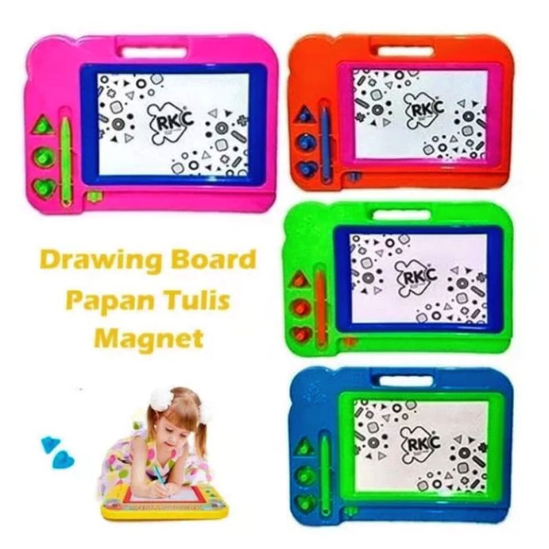 

Mainan Edukasi Anak Papan Tulis Magnet Drawing Board