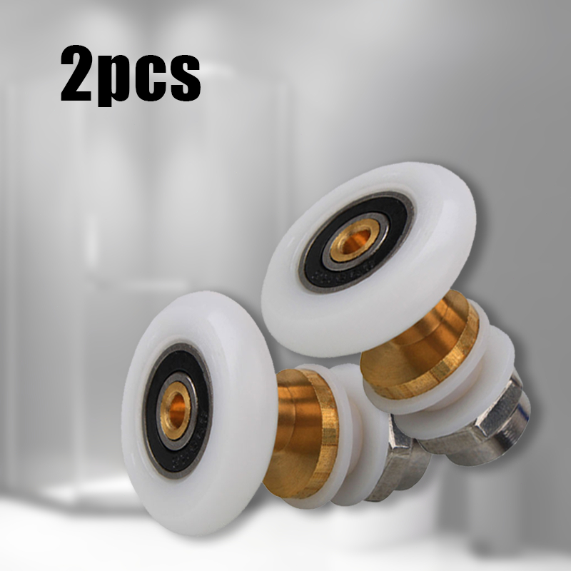 Roda Shower Box Roda Sliding Pintu Kamar Mandi Roda Shower Roller Pintu Shower 2pcs 25mm