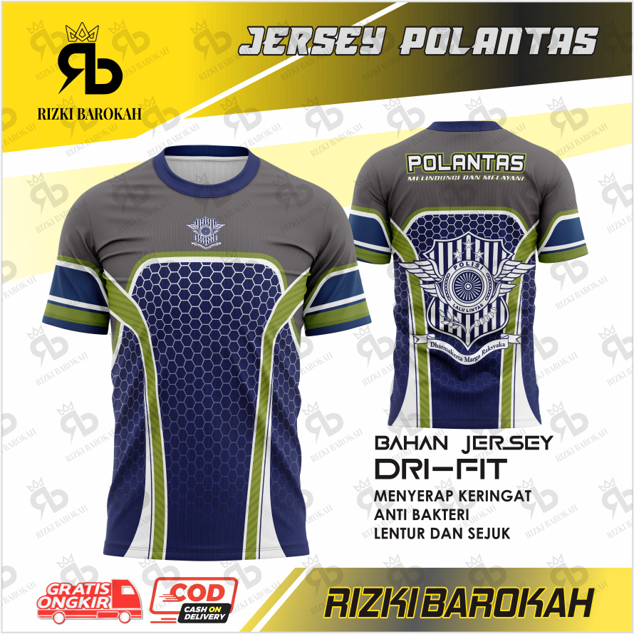 JERSEY POLANTAS / JERSEY POLISI LALU LINTAS / JERSEY ORGANISASI / Kaos Outdor / Kaos Lapangan / Kaos