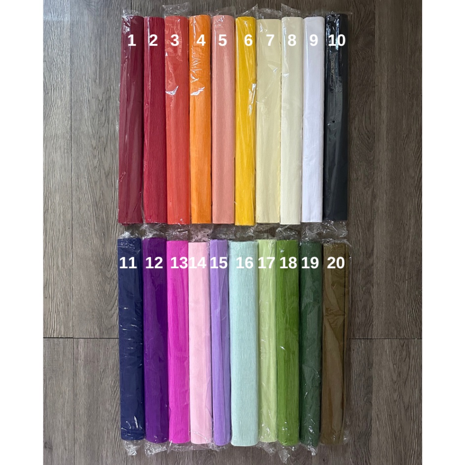 PROMO SALE Kertas Krep Impor Tebal Italy untuk Bunga Import Crepe Paper Roll