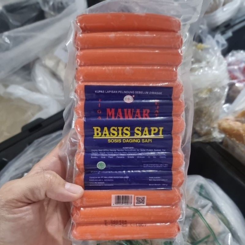 

Mawar Basis Sosis Sapi 500gr